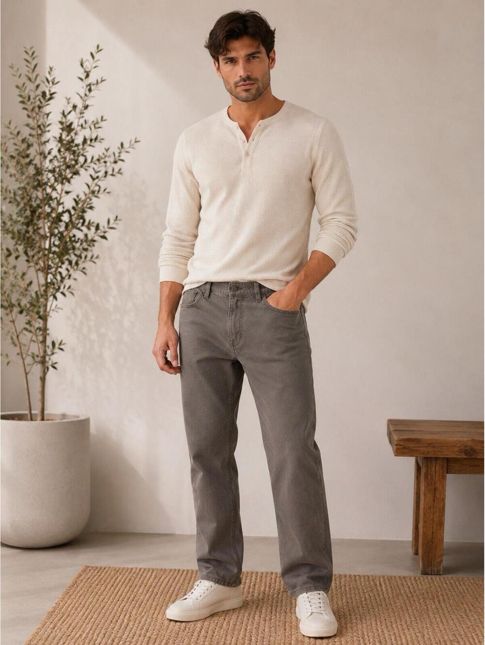 PrAna Pants Mens 34WX30L Brown Chino Slim Brion Stretch 5-Pocket